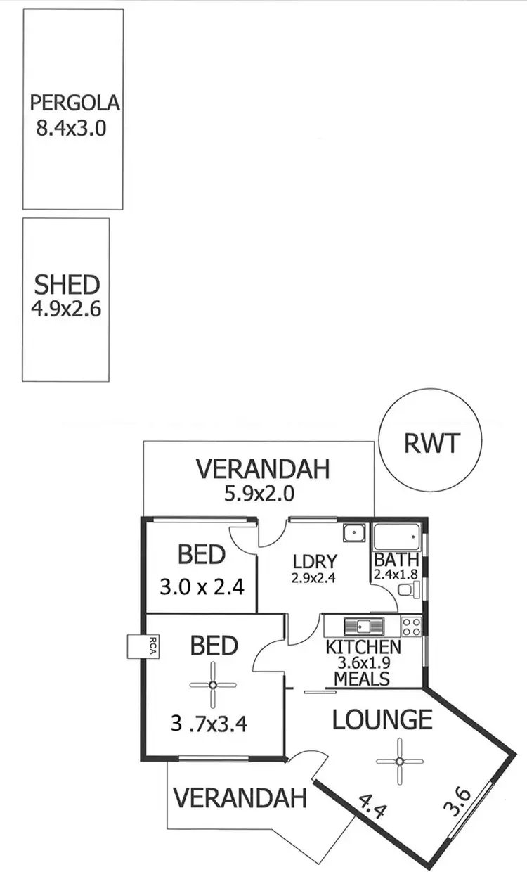 Floorplan of Homely house listing, 5 Thomas Street, Murray Bridge SA 5253