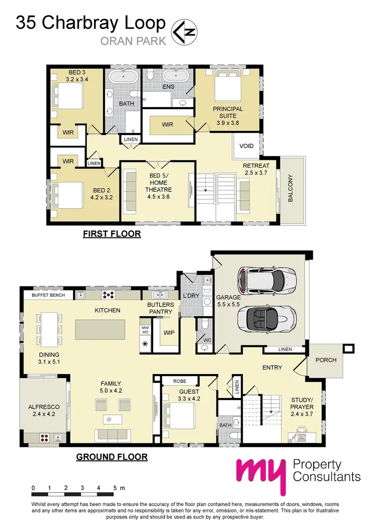 Floorplan of Homely house listing, 35 Charbray Loop, Oran Park NSW 2570