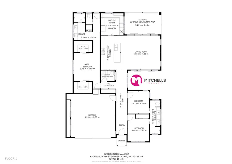 Floorplan of Homely house listing, 45 Long Street, Point Vernon QLD 4655