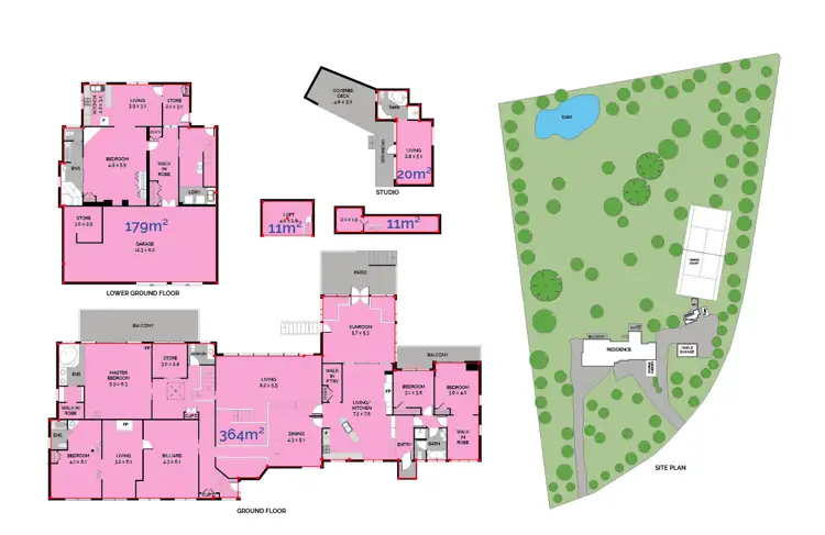 Floorplan of Homely rural property listing, 75 Ridgeway Road, The Ridgeway NSW 2620