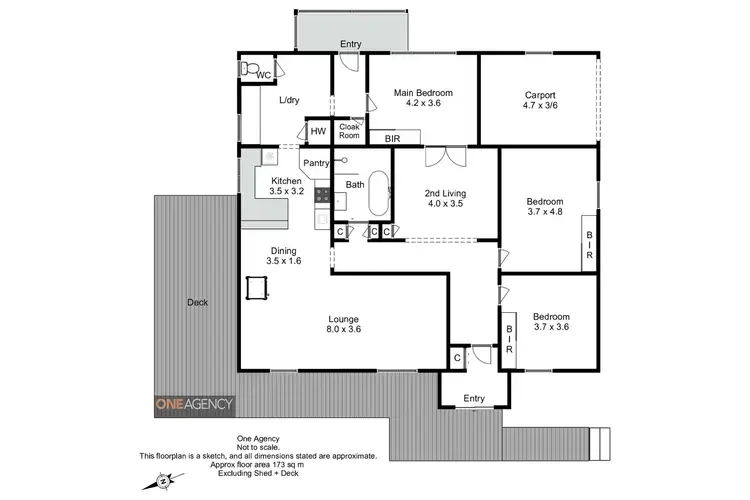 Floorplan of Homely rural property listing, 177 Grooms Cross Road, Irishtown TAS 7330