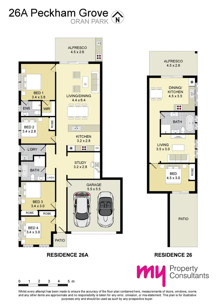 Floorplan of Homely house listing, 26 Peckham Grove, Oran Park NSW 2570