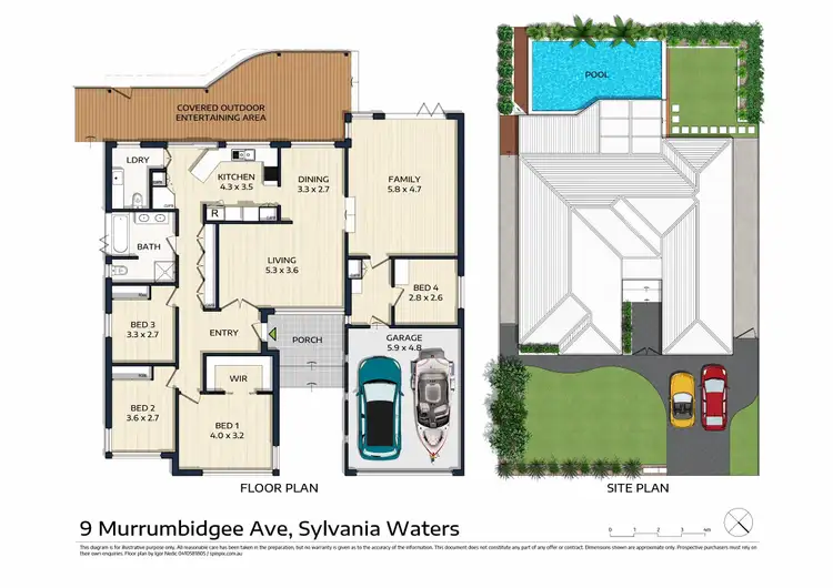 Floorplan of Homely house listing, 9 Murrumbidgee Avenue, Sylvania Waters NSW 2224