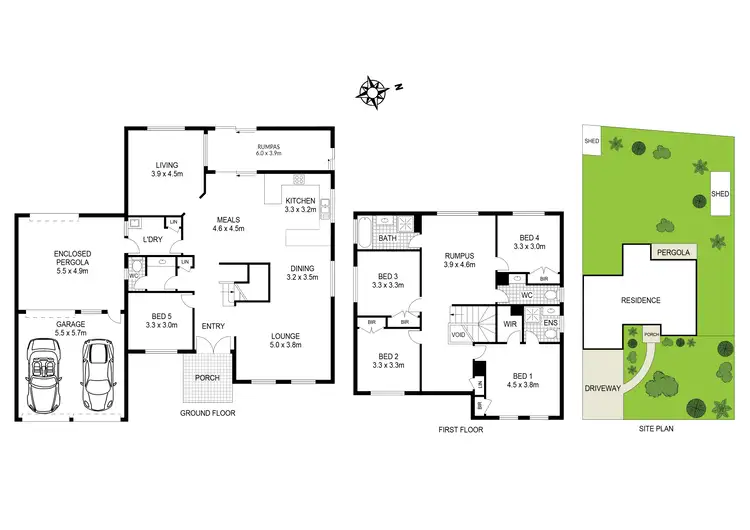 Floorplan of Homely house listing, 1 Stables Place, Sydenham VIC 3037