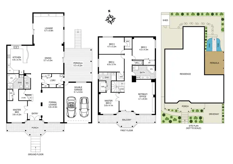 Floorplan of Homely house listing, 45 Cairnlea Drive, Cairnlea VIC 3023
