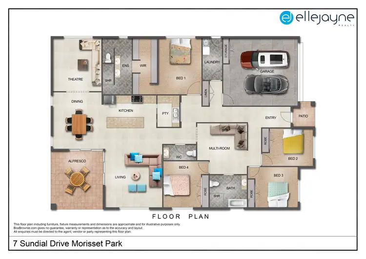 Floorplan of Homely house listing, 7 Sundial Drive, Morisset Park NSW 2264