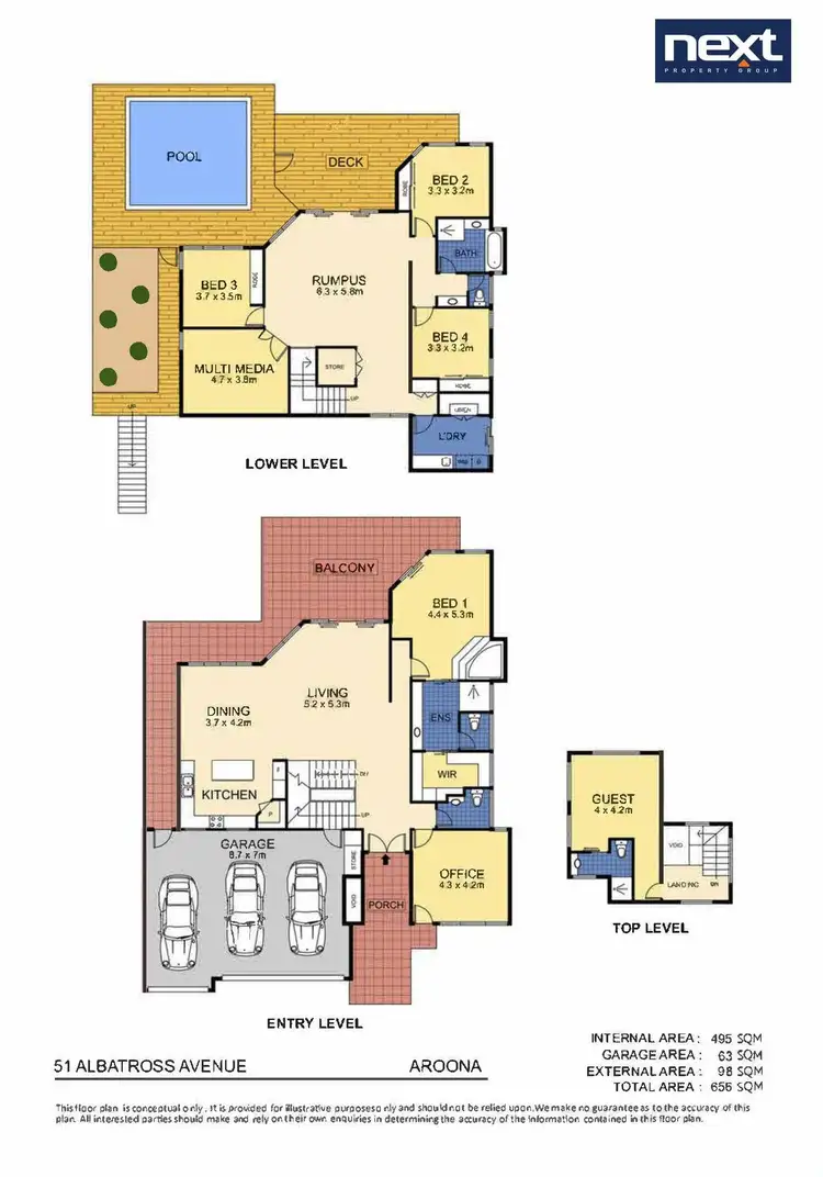 Floorplan of Homely house listing, 51 Albatross Avenue, Aroona QLD 4551