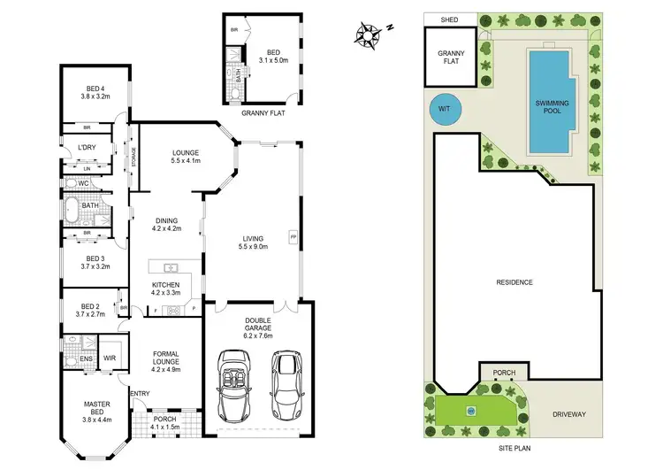 Floorplan of Homely house listing, 9 Cormorant Drive, Cairnlea VIC 3023