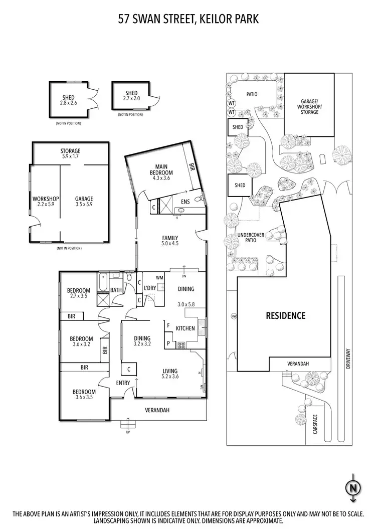 Floorplan of Homely house listing, 57 Swan Street, Keilor Park VIC 3042