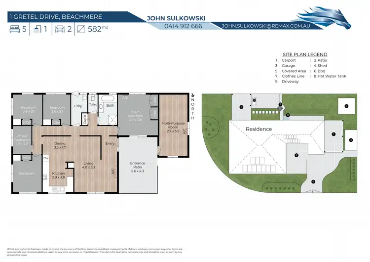 Floorplan of Homely house listing, 1 Gretel Drive, Beachmere QLD 4510