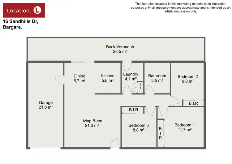 Floorplan of Homely house listing, 16 Sandhills Drive, Bargara QLD 4670
