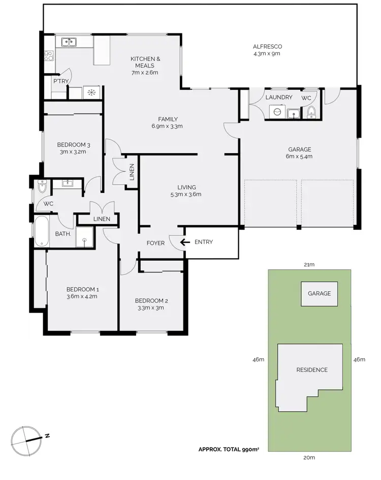 Floorplan of Homely house listing, 20 Nile Street, Raglan NSW 2795