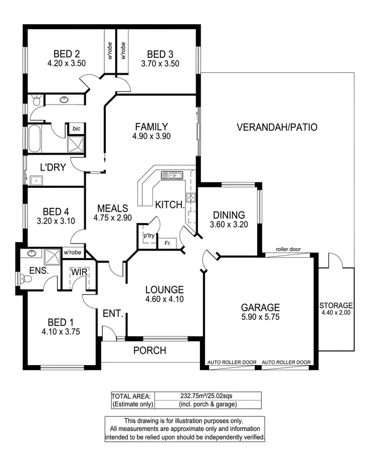 Floorplan of Homely house listing, 95 Somerset Grove, Craigmore SA 5114