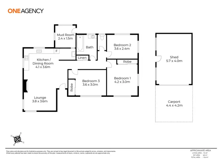 Floorplan of Homely house listing, 43 Austin Street, Wynyard TAS 7325
