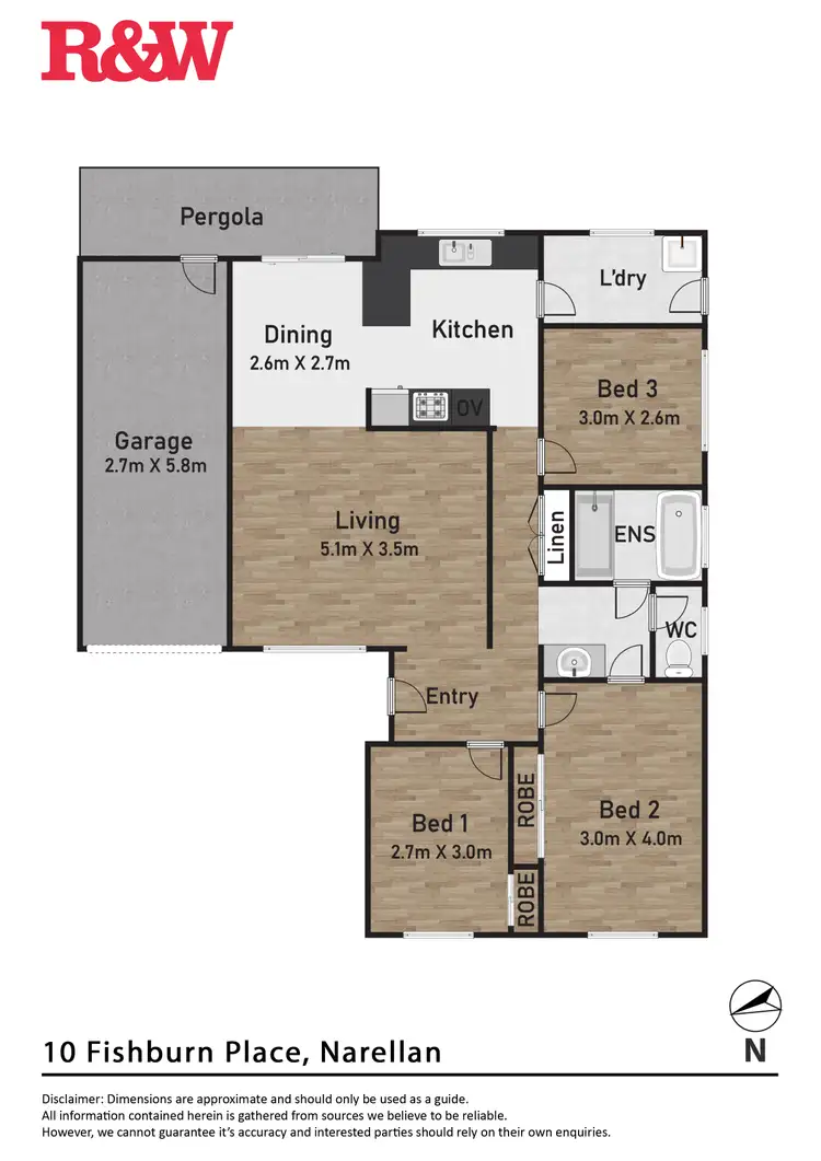 Floorplan of Homely house listing, 10 Fishburn Place, Narellan NSW 2567