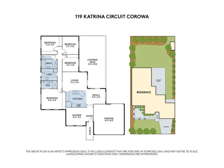 Floorplan of Homely house listing, 119 Katrina Circuit, Corowa NSW 2646