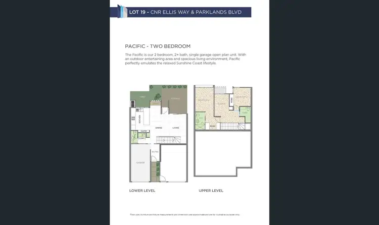 Floorplan of Homely townhouse listing, 19/19-21 Ellis Way, Meridan Plains QLD 4551