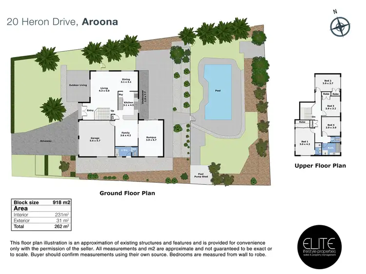 Floorplan of Homely house listing, 20 Heron Drive, Aroona QLD 4551