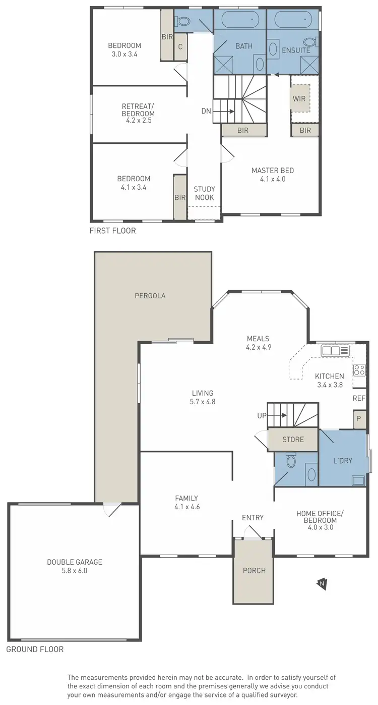 Floorplan of Homely house listing, 47 Parkin Avenue, Caroline Springs VIC 3023