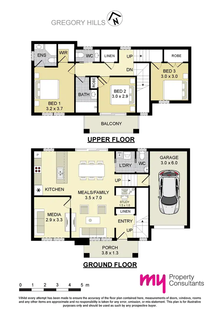 Floorplan of Homely house listing, 1/50 Enterprise Street, Gregory Hills NSW 2557