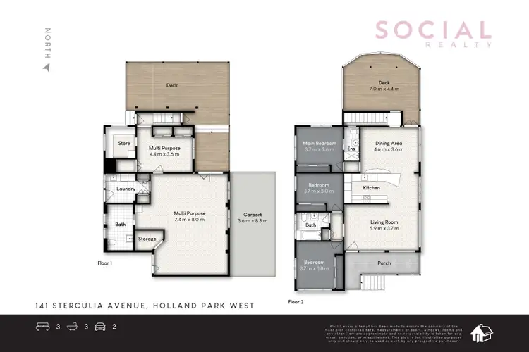 Floorplan of Homely house listing, 141 Sterculia Avenue, Holland Park West QLD 4121