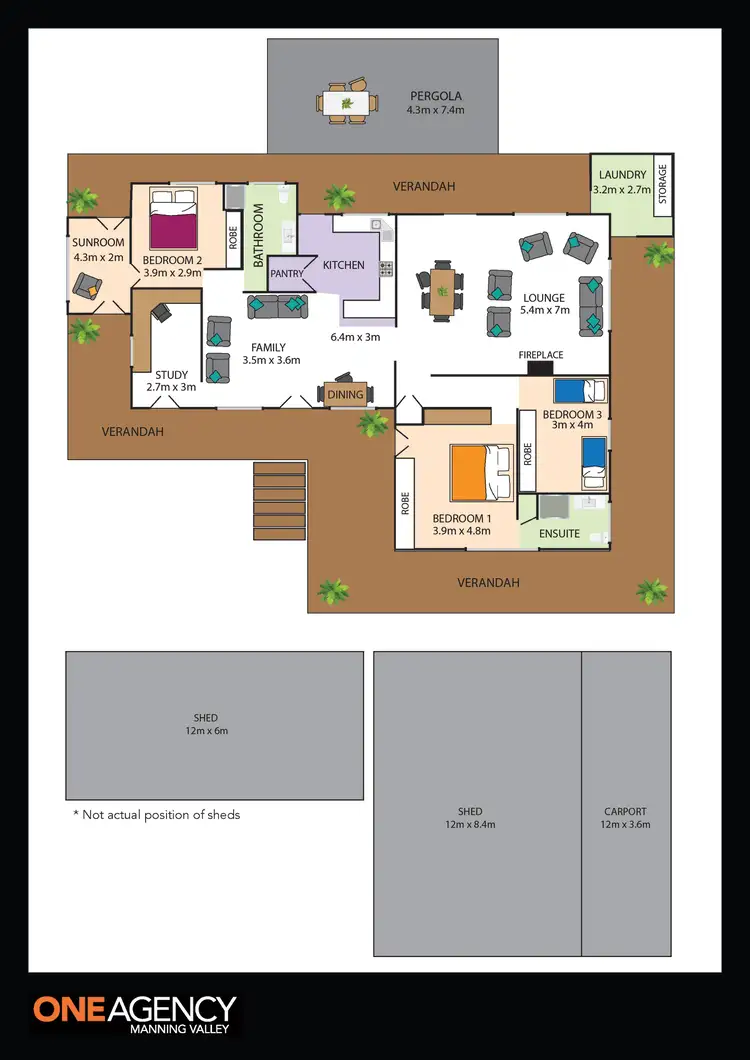 Floorplan of Homely rural property listing, 476 Hogans Road, Upper Lansdowne NSW 2430