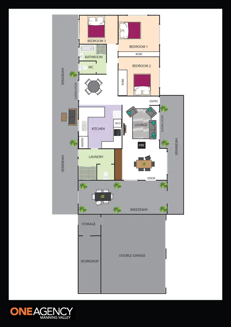 Floorplan of Homely house listing, 18 Minamurra Drive, Harrington NSW 2427