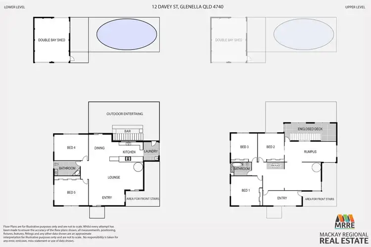 Floorplan of Homely house listing, 12 Davey Street, Glenella QLD 4740