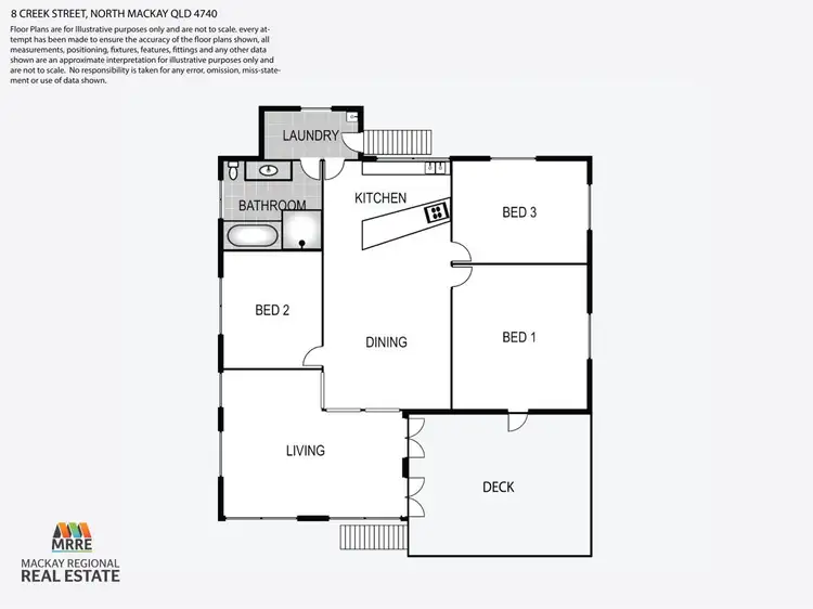 Floorplan of Homely house listing, 8 Creek Street, North Mackay QLD 4740