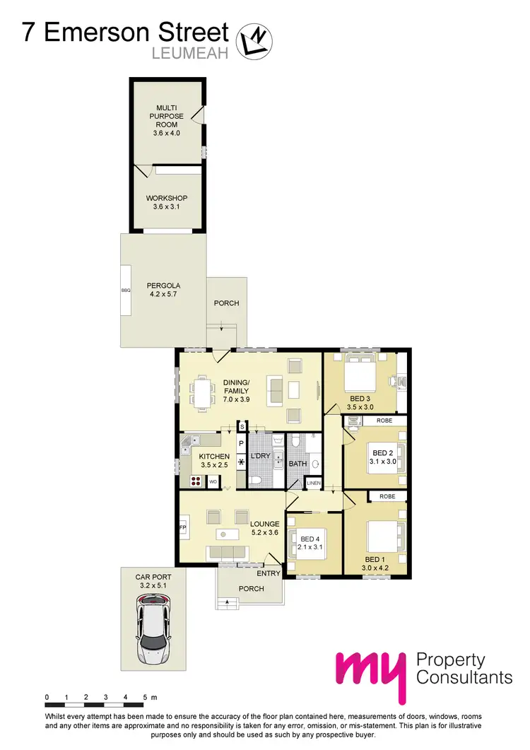 Floorplan of Homely house listing, 7 Emerson Street, Leumeah NSW 2560