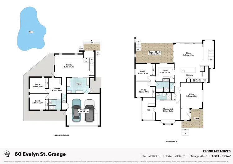 Floorplan of Homely house listing, 60 Evelyn Street, Grange QLD 4051