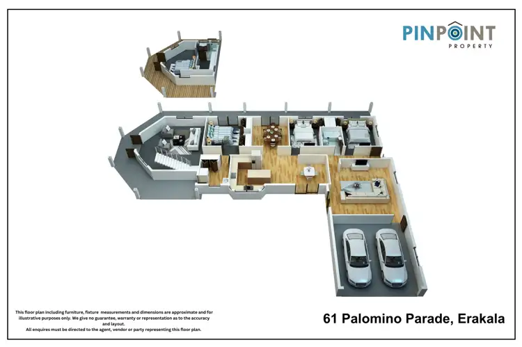 Floorplan of Homely house listing, 61 Palomino Parade, Erakala QLD 4740