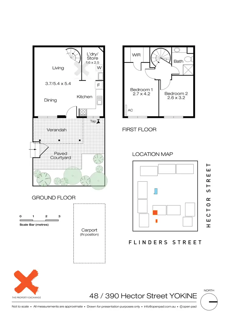 Floorplan of Homely townhouse listing, 48/390 Hector Street, Yokine WA 6060