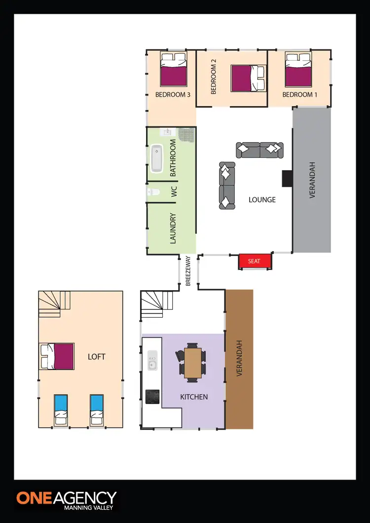 Floorplan of Homely rural property listing, 334 Mount Coxcombe Road, Upper Lansdowne NSW 2430