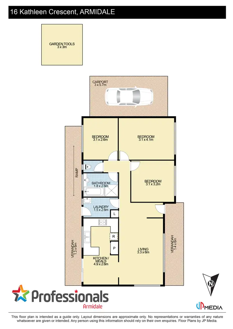 Floorplan of Homely house listing, 16 Kathleen Crescent, Armidale NSW 2350
