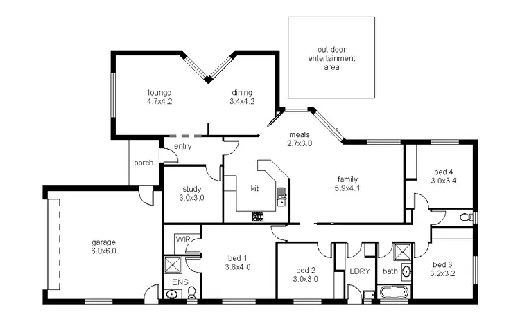 Floorplan of Homely house listing, Address available on request