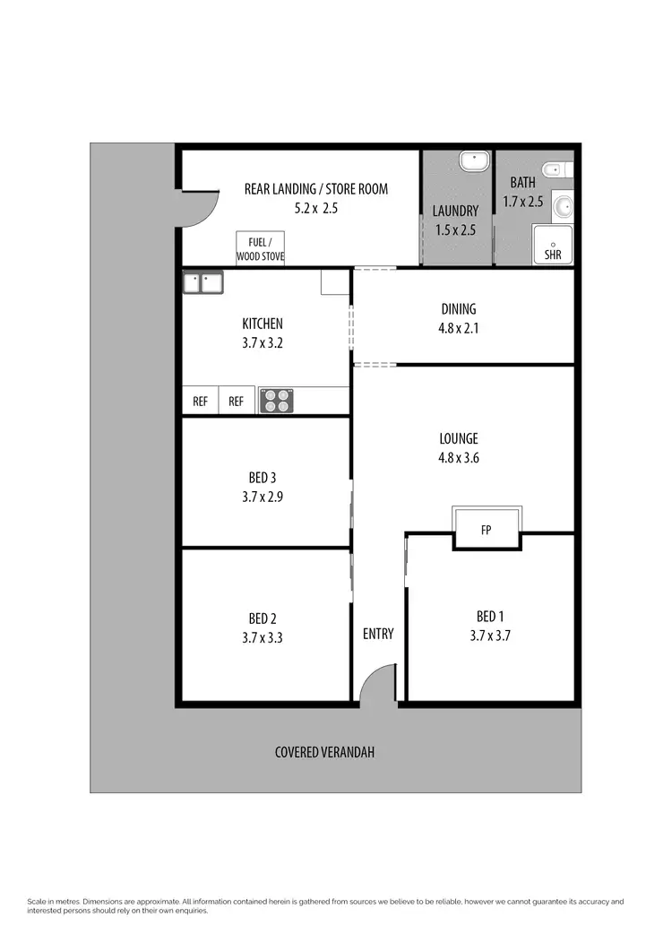 Floorplan of Homely house listing, 55 Graeme Street, Aberdeen NSW 2336