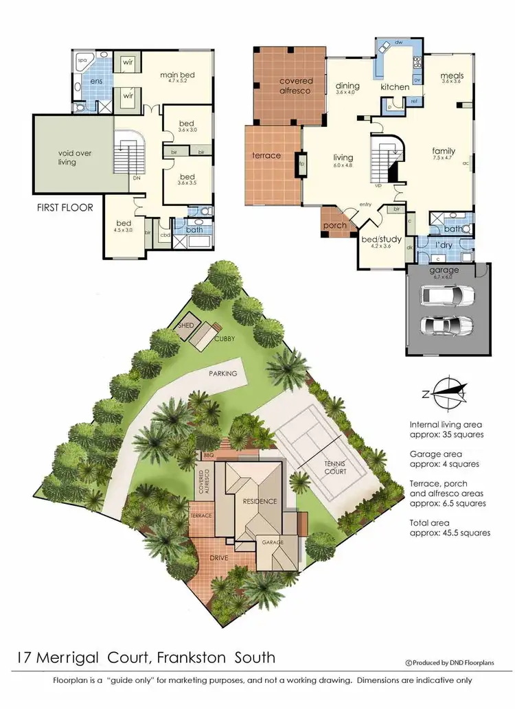 Floorplan of Homely house listing, 17 Merrigal Court, Frankston South VIC 3199