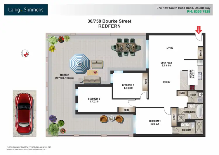 Floorplan of Homely apartment listing, 30/758 Bourke Street, Redfern NSW 2016
