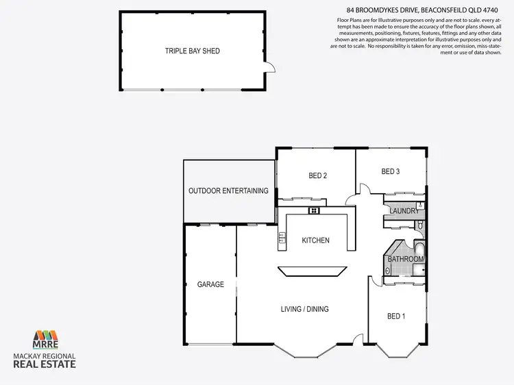Floorplan of Homely house listing, 84 Broomdykes Drive, Beaconsfield QLD 4740