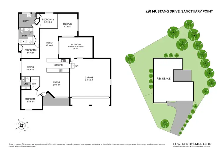 Floorplan of Homely house listing, 138 Mustang Drive, Sanctuary Point NSW 2540