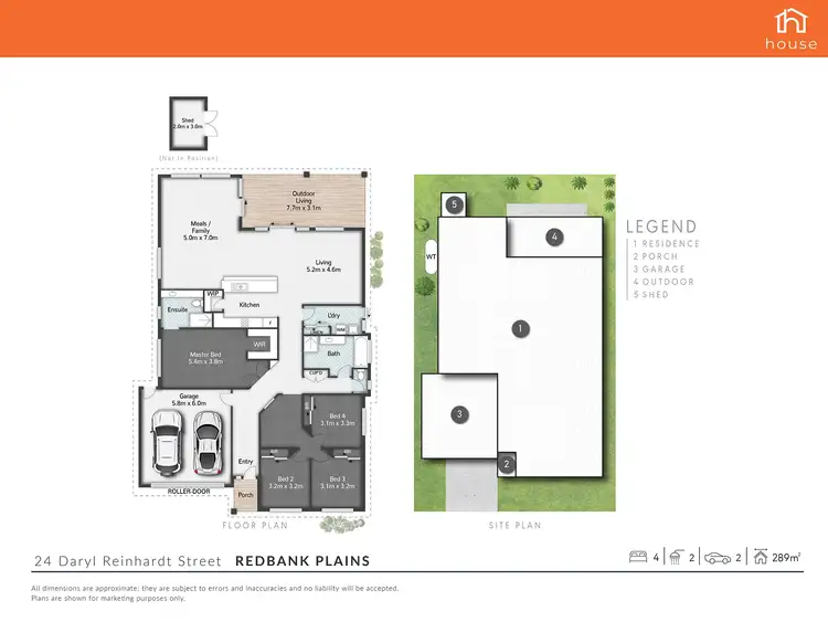 Floorplan of Homely house listing, 24 Daryl Reinhardt Street, Redbank Plains QLD 4301