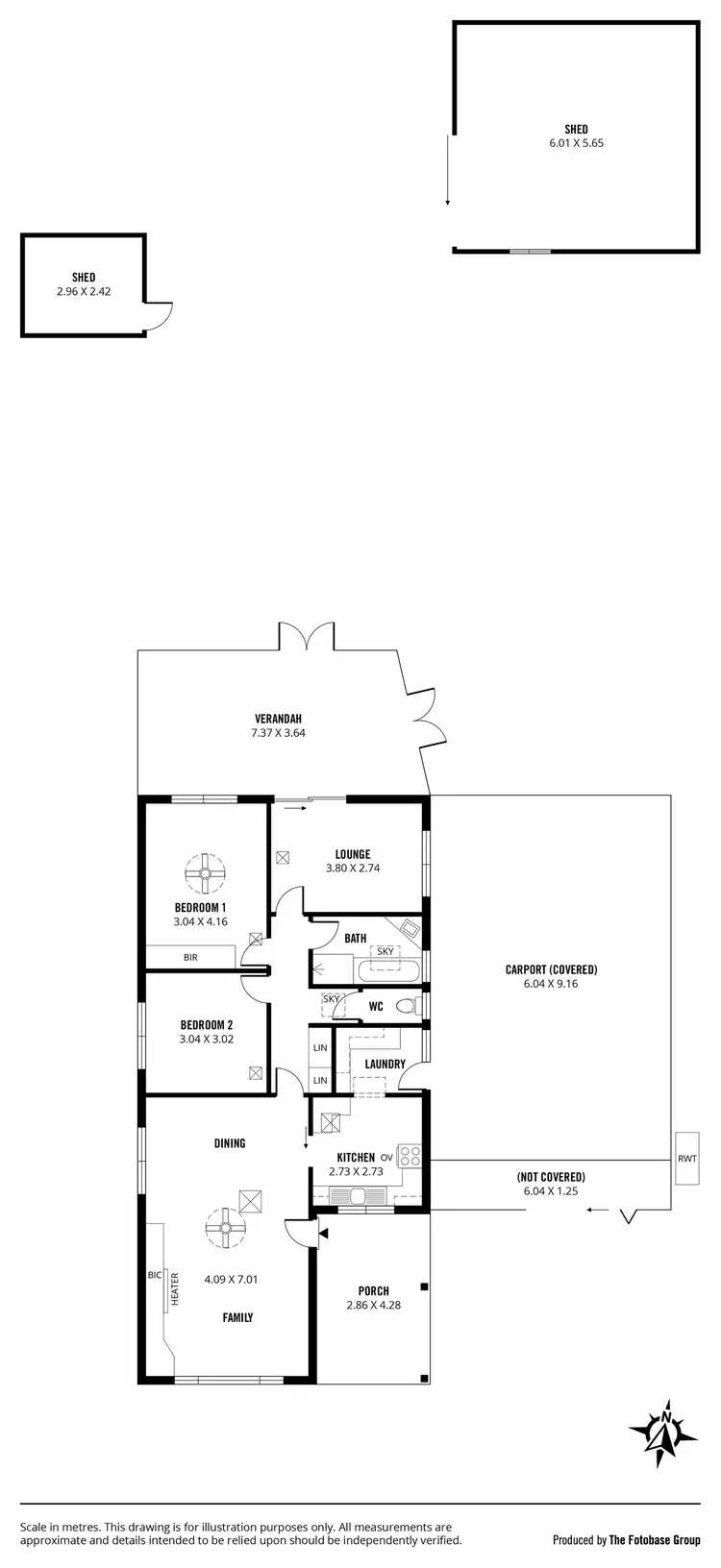 Floorplan of Homely house listing, 8 Selby Avenue, Ridgehaven SA 5097