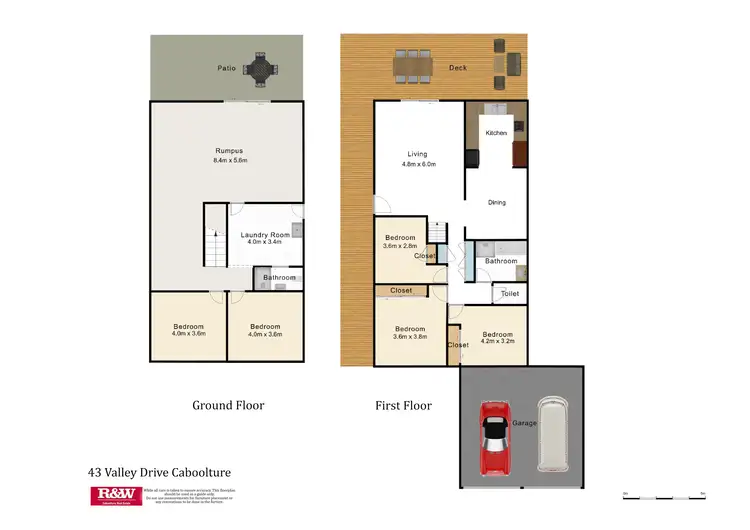 Floorplan of Homely house listing, 43 Valley Drive, Caboolture QLD 4510