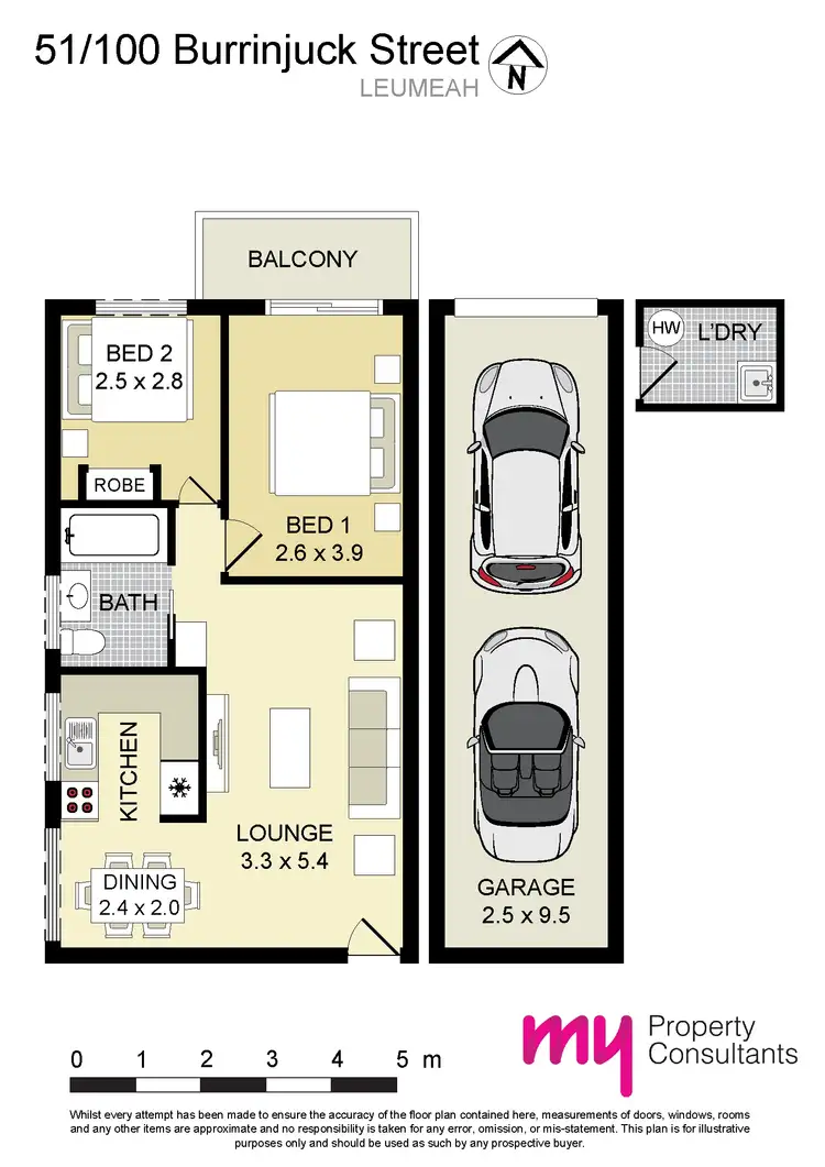 Floorplan of Homely apartment listing, 51/100 Burrinjuck Street, Leumeah NSW 2560