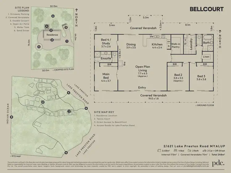 Floorplan of Homely house listing, 2/621 Lake Preston Road, Myalup WA 6220