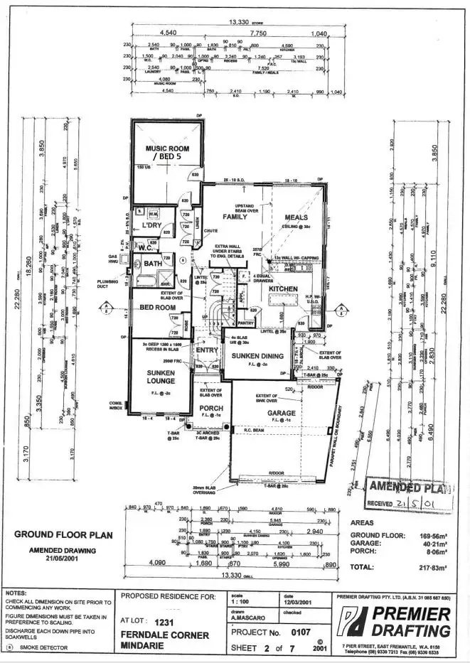 Floorplan of Homely house listing, 40 Ferndale Corner, Mindarie WA 6030