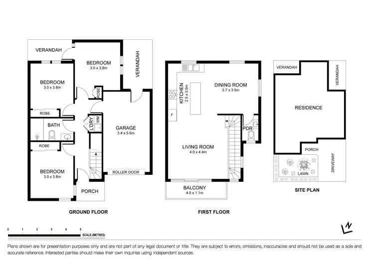Floorplan of Homely townhouse listing, 4/29 Collier Court, Strathmore Heights VIC 3041