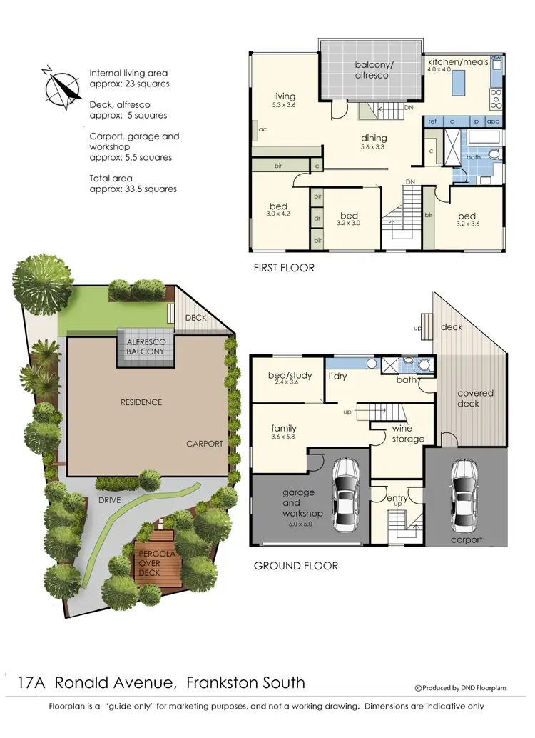 Floorplan of Homely house listing, 17A Ronald Avenue, Frankston South VIC 3199