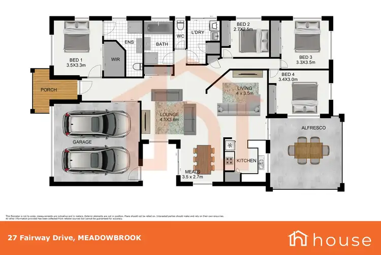 Floorplan of Homely house listing, 29 Fairway Drive, Meadowbrook QLD 4131